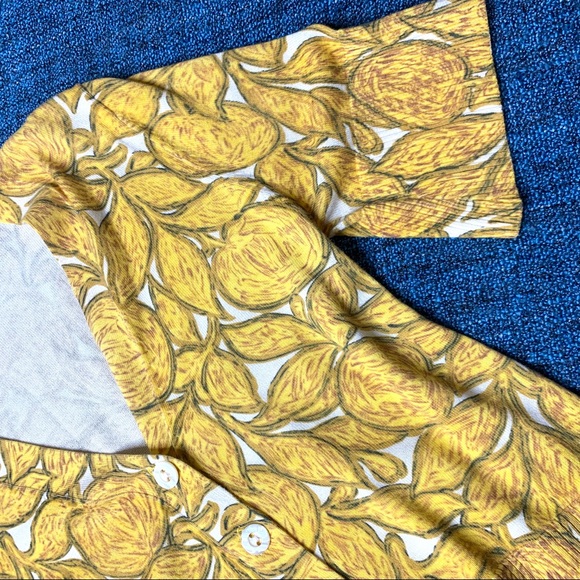 Anthropologie Tabitha Golden Plum Cardigan Sweater - Picture 4 of 7